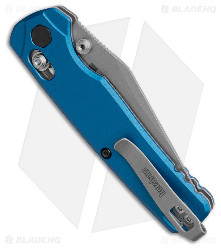 Kershaw Bel Air Clip Point MagnaCut DuraLock Knife Blue Aluminum (3.1" SW)