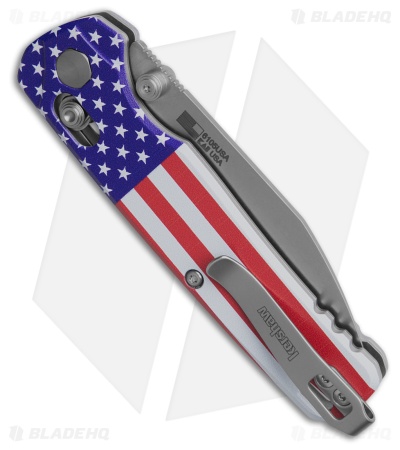 Kershaw Bel Air MagnaCut DuraLock Knife American Flag Aluminum (3.1" SW)
