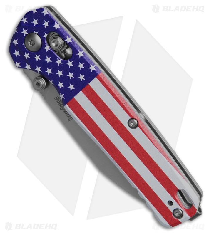 Kershaw Bel Air MagnaCut DuraLock Knife American Flag Aluminum (3.1" SW)