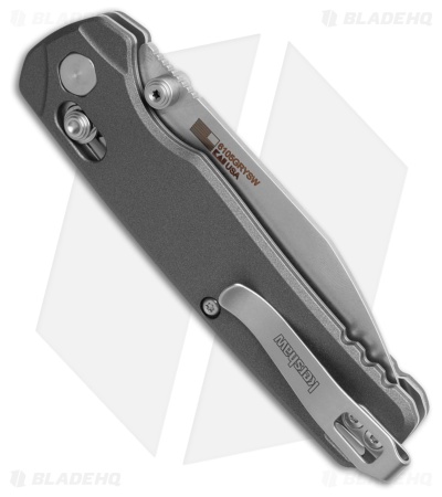Kershaw Bel Air MagnaCut DuraLock Knife Gray Aluminum (3" Stonewash)