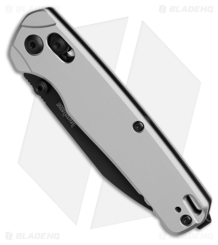 Kershaw Bel Air MagnaCut DuraLock Knife Raw Aluminum (3.1" Black)