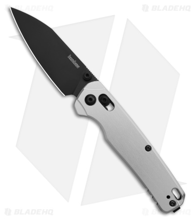 Kershaw Bel Air MagnaCut DuraLock Knife Raw Aluminum (3.1" Black)