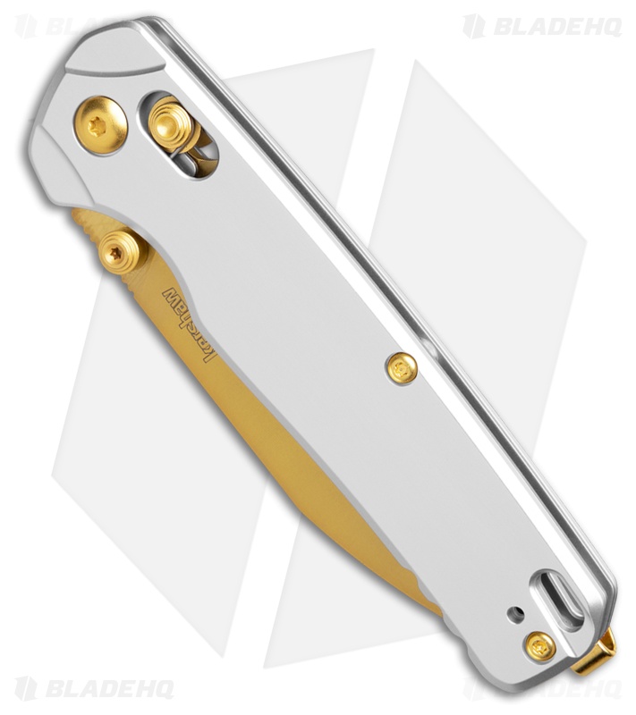 Kershaw Bel Air MagnaCut DuraLock Knife Raw Aluminum (3.1" Gold)