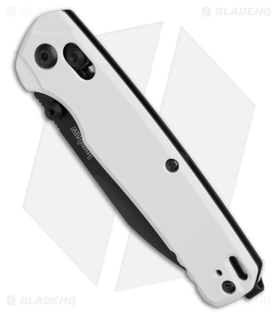 Kershaw Bel Air MagnaCut DuraLock Knife White Aluminum (3.1" Black)