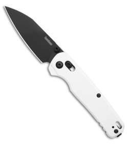 Kershaw Bel Air MagnaCut DuraLock Knife White Aluminum (3.1" Black)