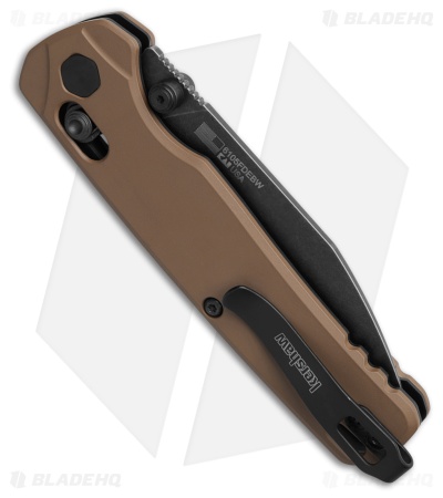 Kershaw Bel Air Magnacut DuraLock Knife FDE Aluminum (3" Black SW)