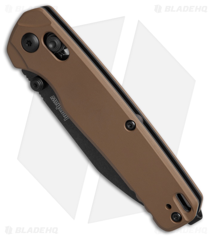 Kershaw Bel Air Magnacut DuraLock Knife FDE Aluminum (3" Black SW)