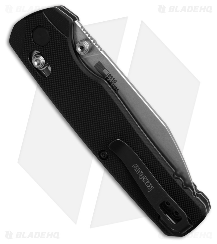 Kershaw Bel Air XL MagnaCut DuraLock Knife Black G-10 (3.4" Stonewash) 6110