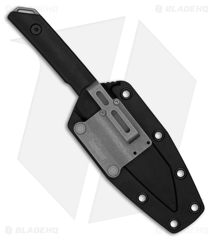Kershaw Mini Iridium Fixed Blade Knife Black Micarta (3.1" SW) 1051