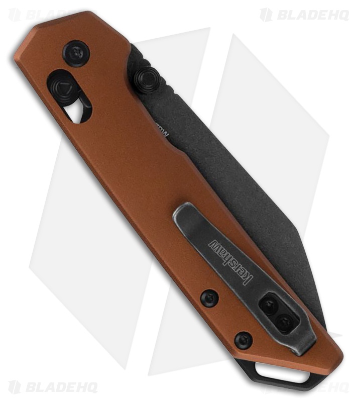 Kershaw Mini Iridium Reverse Tanto DuraLock Knife Bronze Aluminum (3" Black SW)