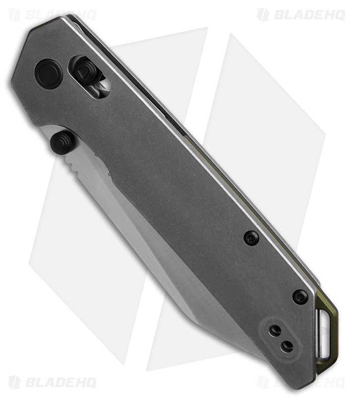 Kershaw Iridium Reverse Tanto DuraLock Knife Titanium (3.5" S35VN)