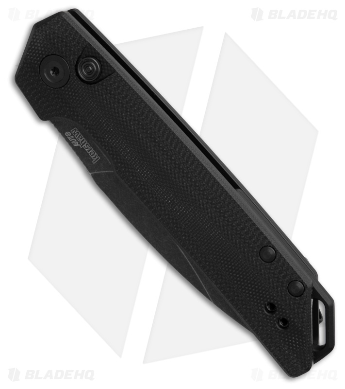 Kershaw Launch Iridium Automatic Knife Black Aluminum/G-10 (3.5" Black SW)
