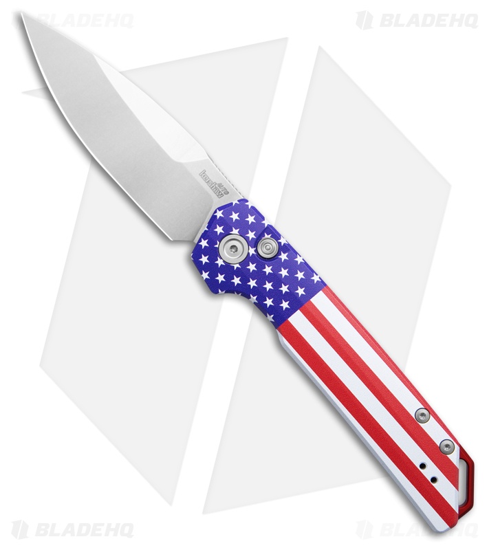 Kershaw Launch Iridium MagnaCut Automatic Knife USA Aluminum (3.5" SW) 7038USA