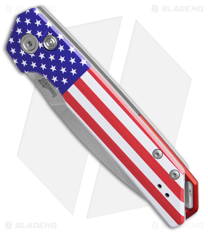 Kershaw Launch Iridium MagnaCut Automatic Knife USA Aluminum (3.5" SW) 7038USA