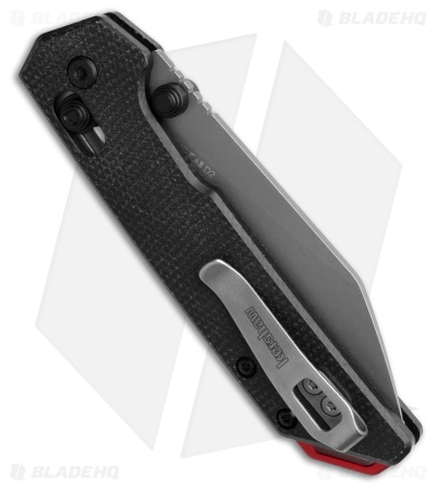 Kershaw Mini Iridium Reverse Tanto DuraLock Knife Black Micarta (3" Working)