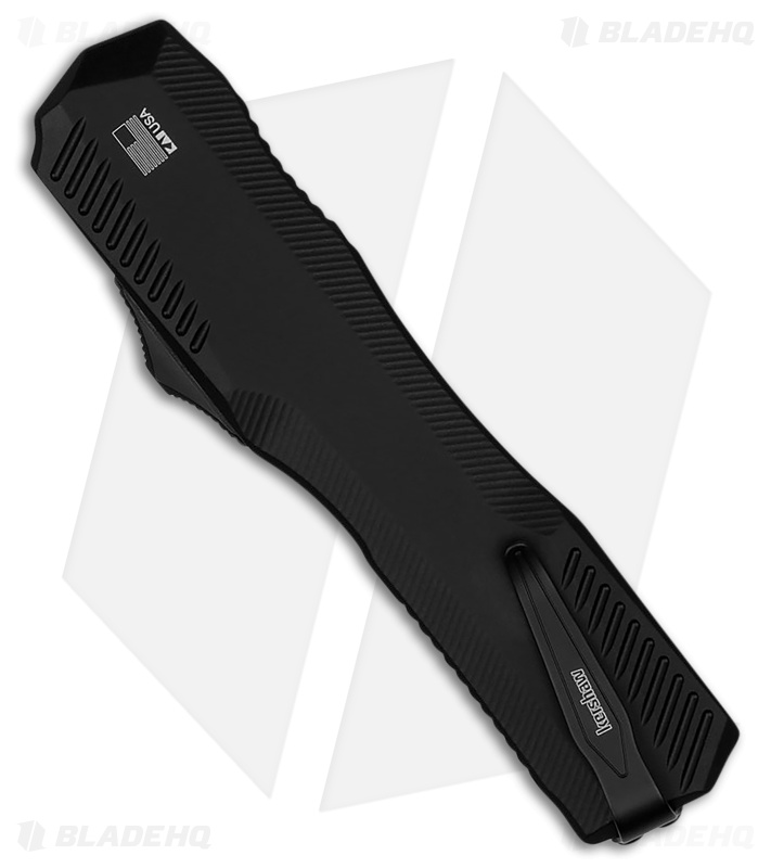 Kershaw Livewire D/E OTF Automatic Black Aluminum + CF (3.4" Damascus)*DISCOUNT*