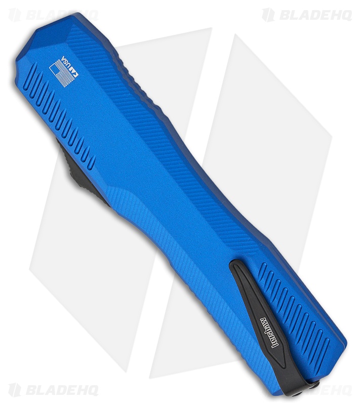 Kershaw Livewire D/E OTF Automatic Knife Blue Aluminum (3.4" Black Serr)