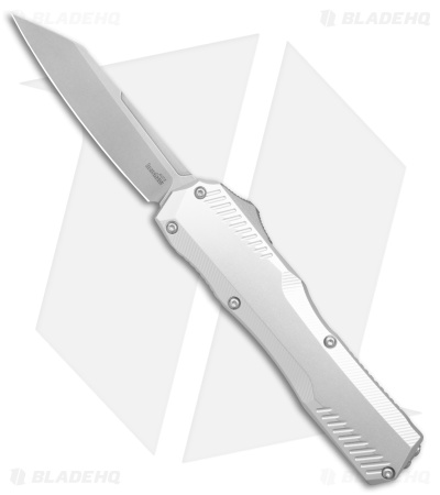 Kershaw Auto Livewire Reverse Tanto Raw Aluminum (3.4" Stonewash)