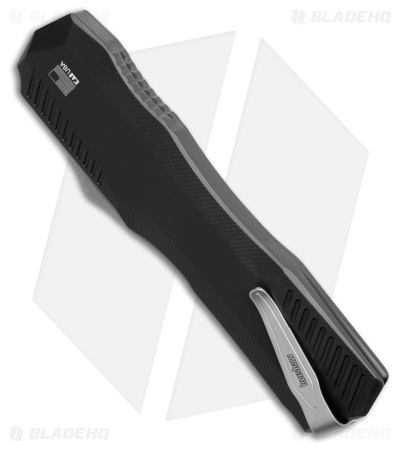 Kershaw Livewire D/A OTF Automatic Knife Black Aluminum/American Flag (3.4" SW)