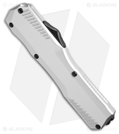 Kershaw Livewire MagnaCut OTF Automatic Knife Raw Aluminum (3.4" Black)
