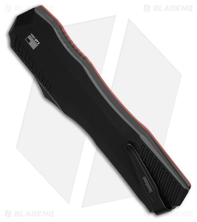 Kershaw Livewire MagnaCut OTF Automatic Knife Red G-10/Black Al (3.4" Black)