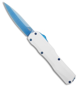 Kershaw Livewire MagnaCut OTF Automatic Knife Wampa White (3.4" Blue)
