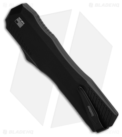 Kershaw Livewire Reverse Tanto OTF Automatic Knife Black Al (3.4" Black PVD)