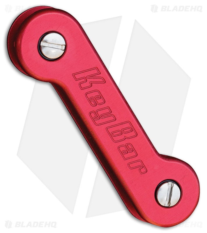 KEY-BAR Red Aluminum Premium Pocket Key Holder/Organizer - Blade HQ
