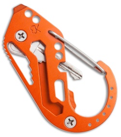 KeyBiner Orange Aluminum Key Organizer Pocket Tool - Blade HQ