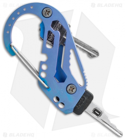 KeyBiner Black Aluminum Key Organizer Pocket Tool