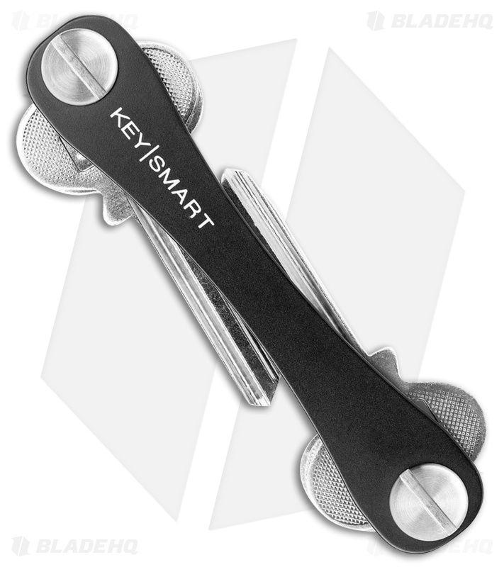 KeySmart Extended Black Key Holder Keychain (Aluminum) Blade HQ