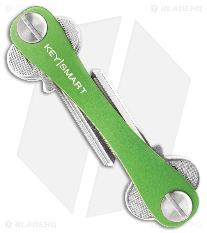 KeySmart Extended Green Key Holder Keychain (Aluminum) - Blade HQ