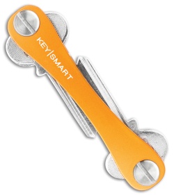 KeySmart Extended Orange Key Holder Keychain (Aluminum)