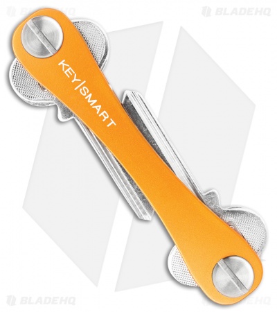 KeySmart Extended Orange Key Holder Keychain (Aluminum)