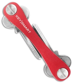 KeySmart Extended Red Key Holder Keychain (Aluminum)