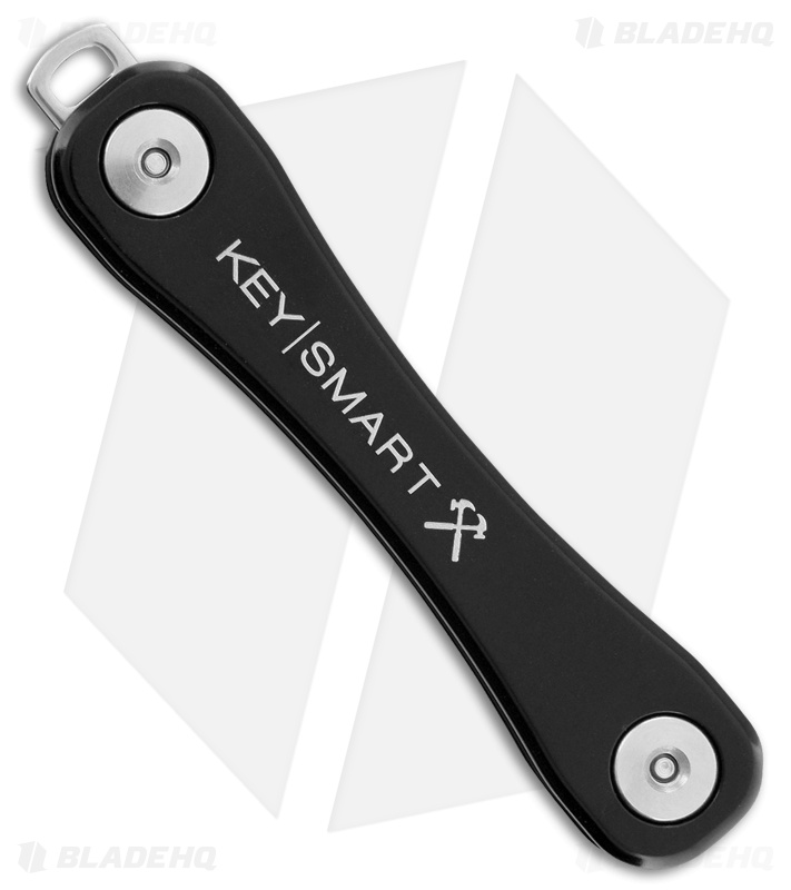 KeySmart Rugged Key Holder Keychain (Black)