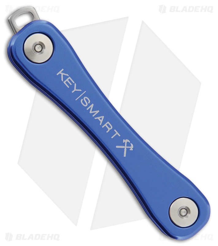 KeySmart Rugged Key Holder Keychain (Blue) - Blade HQ