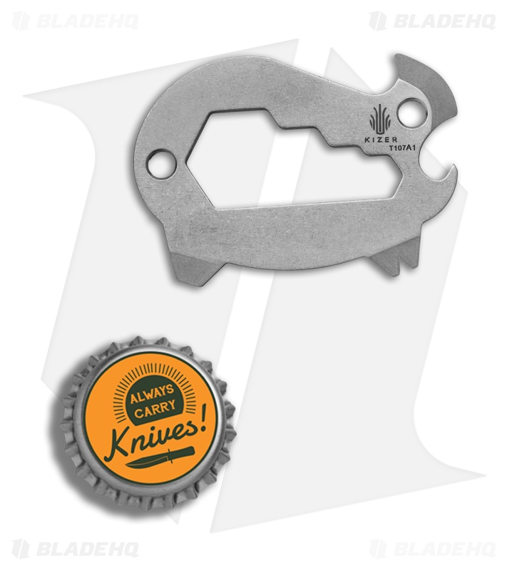 Kizer Peccary | Stainless Steel Pocket Tool | 7-in-1 | T107A1 | Metric
