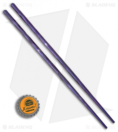 Kizer Textured Titanium Chop Sticks Purple Anodized