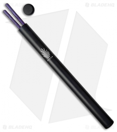 Kizer Textured Titanium Chop Sticks Purple Anodized