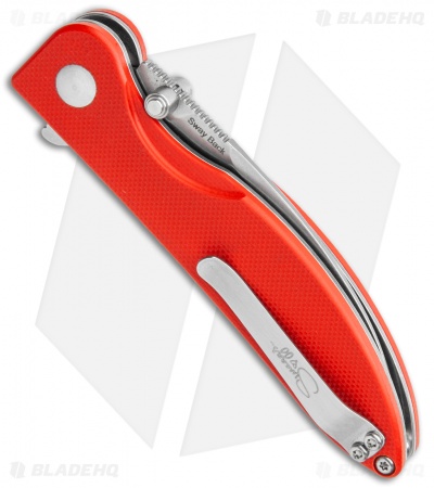 Kizer Vanguard Swaggs | Swayback Red G-10 - Blade HQ