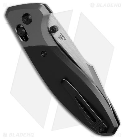 Kizer Staffi Clutch Lock Knife Black + Gray Titanium (3.30" Polished)