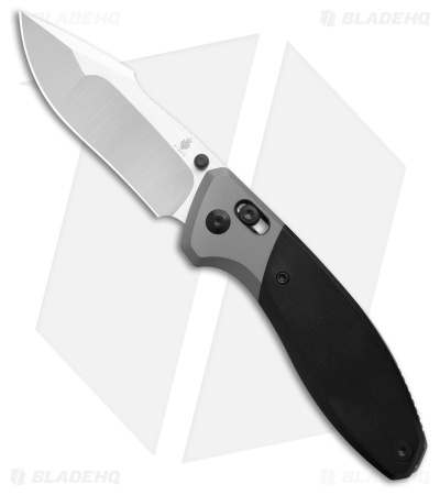 Kizer Staffi Clutch Lock Knife Black + Gray Titanium (3.30" Polished)