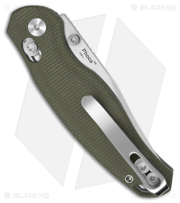 Kizer Phoca CC Clutch Lock Knife | Burlap Micarta | Satin