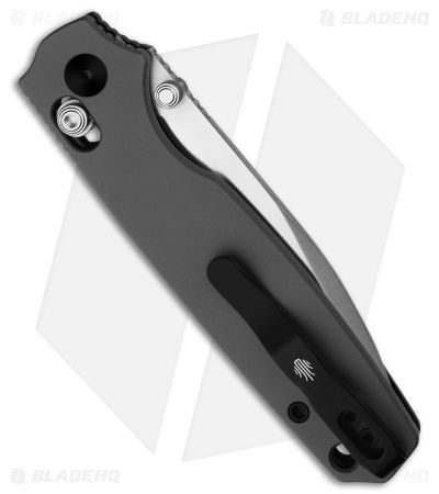 Kizer Pokiman Clutch Lock Gray Al Drop Point Satin AEB-L