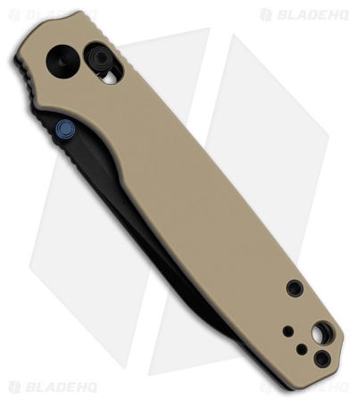 Kizer Pokiman Clutch Lock Knife Tan Aluminum