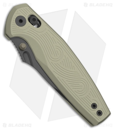 Kizer Khamsin Clutch Lock Knife Sand Aluminum (4.1" Gray PVD/Stonewashed)