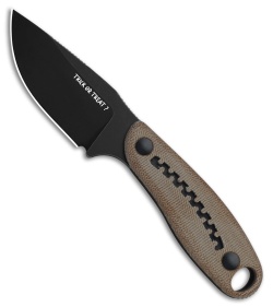 Kizer Hare Fixed Blade Knife G-10 + Micarta Halloween (Black)