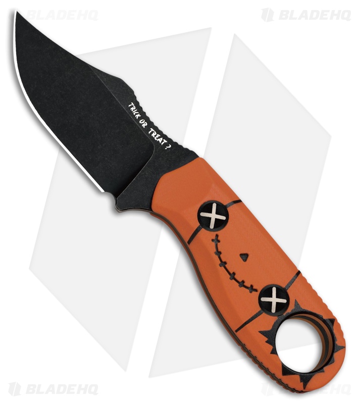 Kizer Beaver Fixed Blade Knife Orange G-10 Halloween Kizer Beaver Fixed Blade Knife Orange G-10 Halloween
