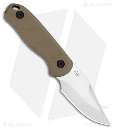 Kizer Drop Bear Clip Point Fixed Blade Knife G-10 (2.6" Satin) 1092A2